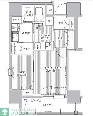 レジェンダリーガーデン赤羽ウェストビューの物件間取画像
